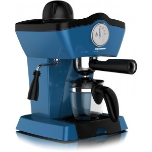 Espressor de cafea Heinner HEM-200BL, 800W, 3.5bar, 0.25L, Albastru