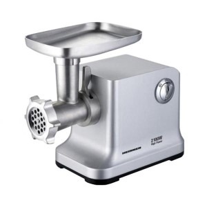Masina de tocat Heinner MG-2100SS, 2100W, 2kg/min, Argintiu