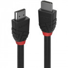 Cablu video LINDY Black, HDMI Male - HDMI Male, v2.0, 1m, negru