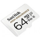 Card memorie SanDisk Micro SDXC High Endurance Clasa 10 64GB + Adaptor