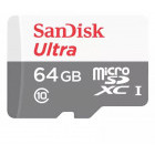 Card memorie SanDisk Micro SDXC UHS-I Clasa 10 64GB + Adaptor