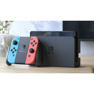 Nintendo Switch OLED Neon Blue/Red Joy - Con