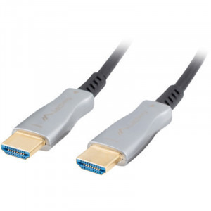 Lanberg HDMI Male - HDMI Male, v2.0, 80m, negru-argintiu