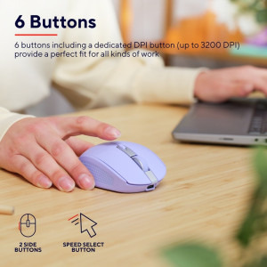 Trust Ozaa Compact Multi-Device Wireless Purple