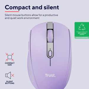 Trust Ozaa Compact Multi-Device Wireless Purple