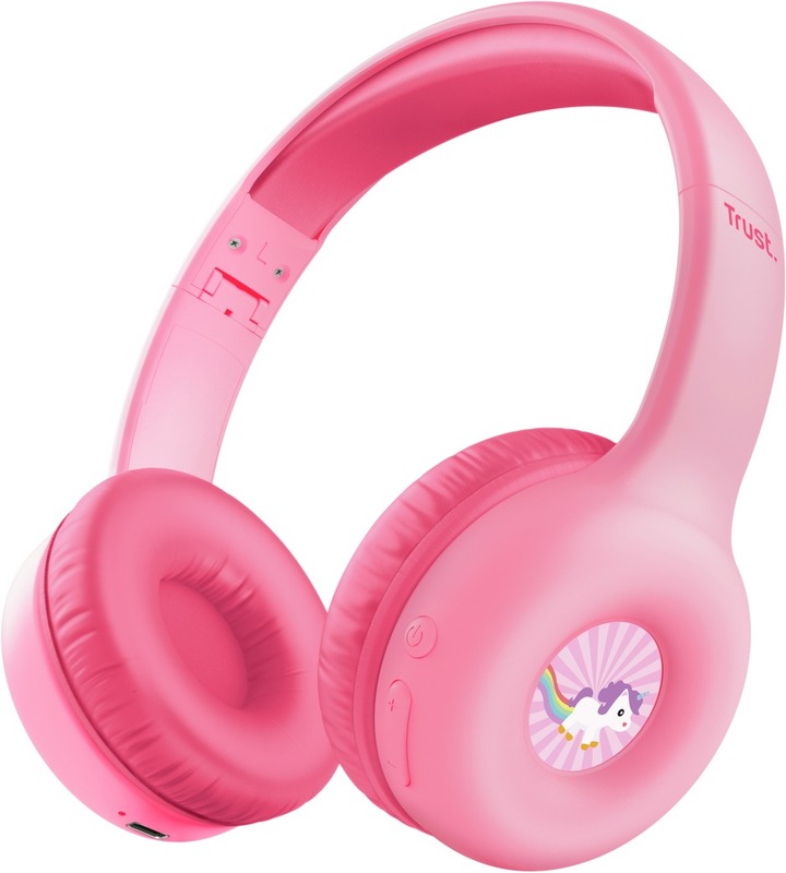 Casti Trust On-Ear, Nouna Wireless Pink