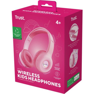 Trust On-Ear, Nouna Wireless Pink