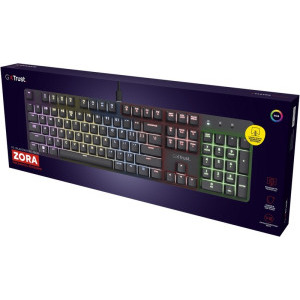 Tastatura Gaming Trust GXT 871 Zora RGB Huano Switch Mecanica
