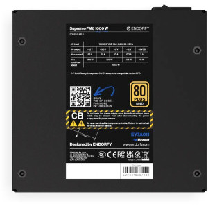 ENDORFY Supremo FM6, 80+ Gold, 1000W