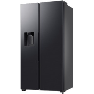 Samsung RS70F64KDFEO, 640 L, Clasa D, Full No Frost, Digital Inverter, All Around Cooling, SpaceMax, Metal Cooling, AI Energy, SmartThings, Dozator de apa & gheata, Control electronic, 178 cm, Inox negru