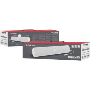 Genesis Soundbar HELIUM 312BT, 10W, Bluetooth, USB, White