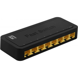 Switch LevelOne FEU-0812 Black