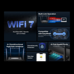 MERCUSYS Gigabit MR25BE BE3600 Dual-Band WiFi 7