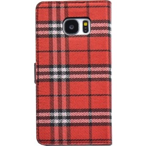 Tellur Husa protectie de tip Book Textil Red pentru Galaxy S7