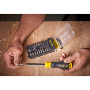 STANLEY Set surubelnita cu 34 de varfuri