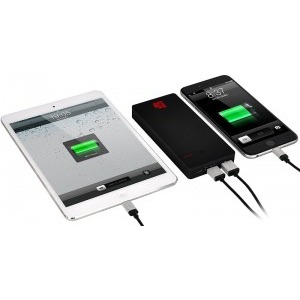 Tt eSPORTS by Thermaltake Battle Dragon, 10000mAh, 2x USB, 2A, Black