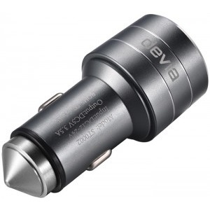 Devia Auto, Devia Battle, 2x USB, 3.5A, Universal, Gri