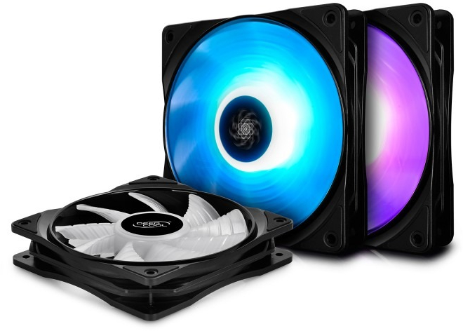 Ventilator / radiator Deepcool RF120 120mm RGB LED three fan pack