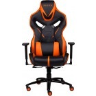 Scaun gaming Inaza Predator negru-portocaliu