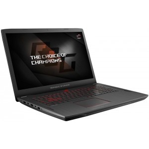 ASUS Gaming 17.3'' ROG Strix GL702ZC, FHD, Procesor AMD Ryzen 5 1600 (3.2GHz, up to 3.6GHz, 16MB), 8GB DDR4, 1TB + 8GB SSH, Radeon RX 580 4GB, Win 10 Home, Black Metal