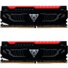 Patriot Viper LED Red 16GB DDR4 2400MHz CL14 Dual Channel Kit