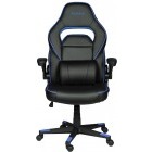 Scaun gaming Inaza Interceptor negru-albastru