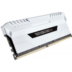 Corsair Vengeance White RGB LED 128GB DDR4 3000MHz CL16 Quad Channel Kit