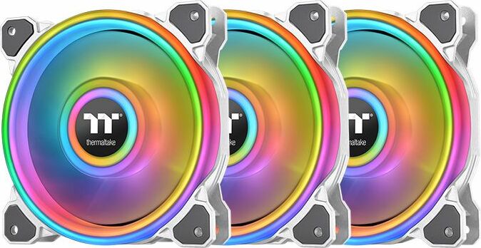 Ventilator Thermaltake Riing Quad 14 ARGB White 140mm Three Fan Pack