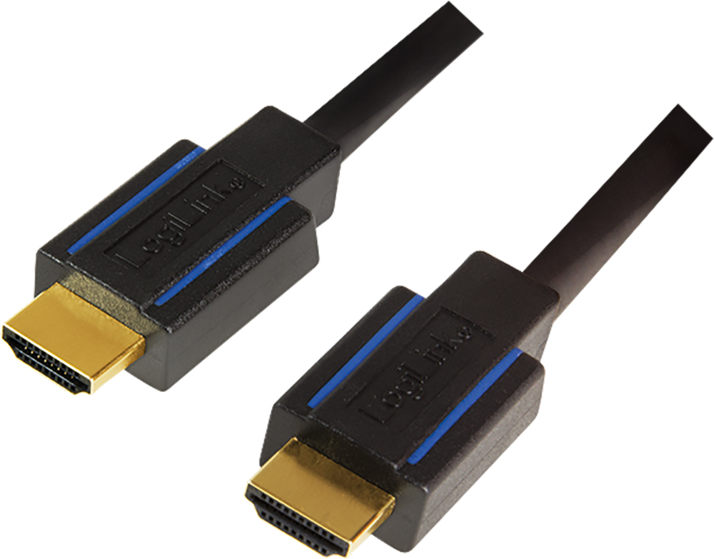 Cablu video Logilink HDMI Male - HDMI Male, v2.0, 3m, negru