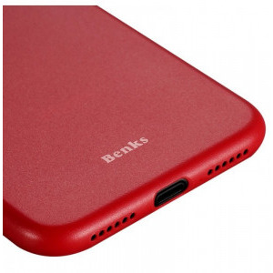Benks Protectie pentru spate Lollipop Red Mat pentru iPhone X/Xs