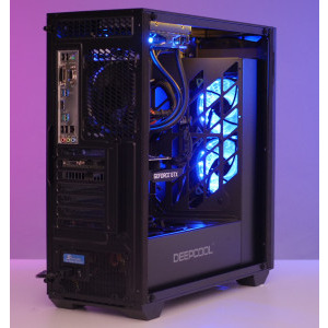 Gaming Black Scorpion v7 Powered By ASUS, Intel i5 9400F 2.9GHz Coffee Lake, 16GB DDR4, 1TB HDD + 256GB SSD, GTX 1660 Ti 6GB GDDR6