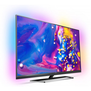 Philips Smart TV Android 49PUS7502/12 Seria PUS7502/12 123cm negru 4K UHD Ambilight cu 3 laturi