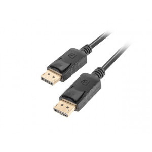 Lanberg DisplayPort Male - DisplayPort Male, v1.2, 0.5m, negru