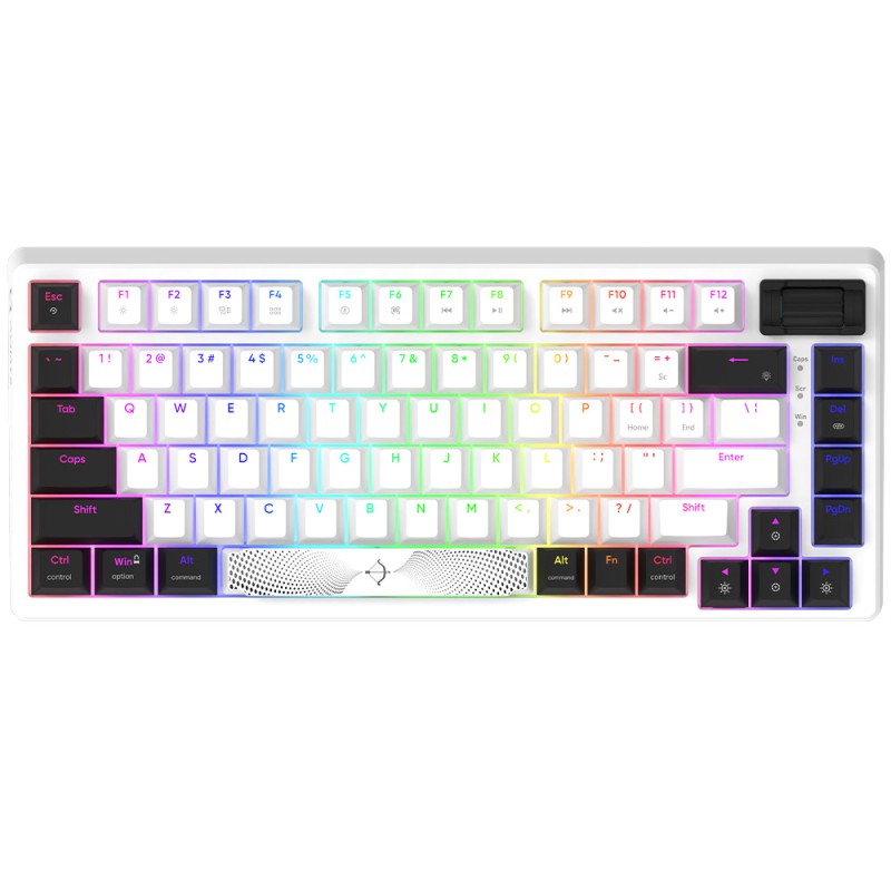 Tastatura Gaming AQIRYS Adara Mini RGB HaiMu Pink Switch Mecanica
