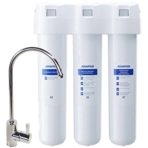 AQUAPHOR Filtru de apa potabila Crystal A (K5/K2/K7), montare sub chiuveta, 2 L/min