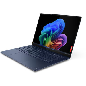 Lenovo 14.5'' Yoga Slim 7 14Q8X9, 3K OLED 90Hz Touch, Procesor Qualcomm Snapdragon X Elite X1E-78-100, 32GB LPDDR5X, 1TB SSD,  Qualcomm Adreno, Win 11 Pro (on ARM), Cosmic Blue