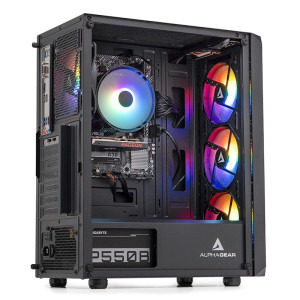 PC Gaming ZMEU Epic Extra, Intel i5-11400 2.6GHz, 16GB DDR4, 500GB SSD, RX 6600 8GB GDDR6, Iluminare RGB - PC Garage PC Gaming ZMEU Epic Extra, Intel i5-11400 2.6GHz, 16GB DDR4, 500GB SSD, RX 6600 8GB GDDR6, Iluminare RGB - PC Garage