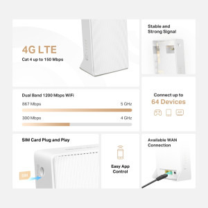 MERCUSYS MB130-4G Dual-Band 4G