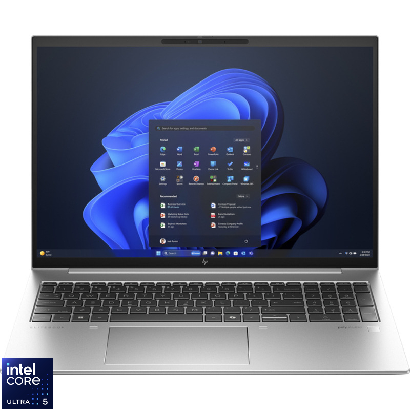 Ultrabook HP 16'' EliteBook 860 G11, WUXGA IPS, Procesor Intel(R) Core™ Ultra 5 125H (18M Cache, up to 4.50 GHz), 32GB DDR5, 512GB SSD, Inte...