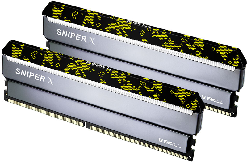 Memorie G.Skill Sniper X Digital Camo 16GB DDR4 2400MHz CL17 1.2v Dual Channel Kit