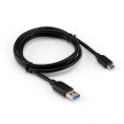 Cablu de date / adaptor SBOX USB 3.0 Male la USB-C Male, 1 m, Black