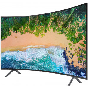 Samsung Smart TV Curbat 55NU7302 Seria NU7302 138cm negru 4K UHD HDR