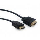 Cablu video Gembird DisplayPort Male - VGA Male, 1.8m, negru