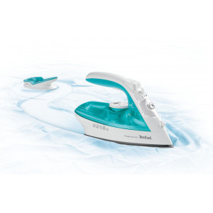 Tefal Fier de calcat Freemove Air FV6520E0, 2400W, Alb-Turcoaz