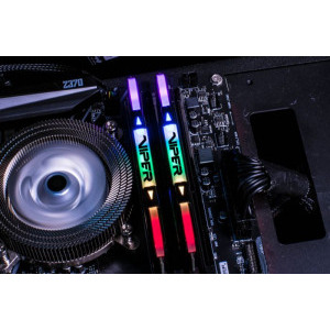 Patriot Viper RGB Black 16GB DDR4 3000MHz CL15  Dual Channel Kit