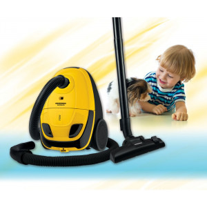 Heinner HVC-MTB700YL, cu sac, 700W, 2L, Galben