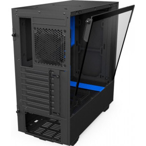 NZXT H500 Matte Black/Blue