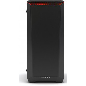 Phanteks Eclipse P400 Tempered Glass Black/Red