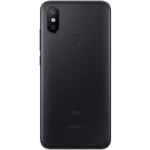 Xiaomi Mi A2, Ecran 18:9 Full HD+, Gorilla Glass 5, Snapdragon 2.2 GHz, 32GB, 4GB RAM, Dual SIM, 4G, 3-Camere: 12 mpx + 20 mpx + 20 mpx, Black, Quick Charge 3.0, Senzor amprenta, Android One