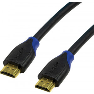 Cablu video Logilink HDMI Male - HDMI Male, v2.0, 7.5m, negru